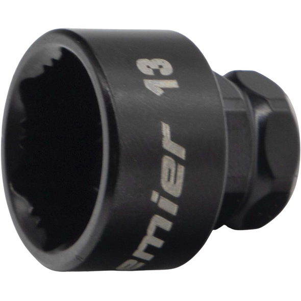 Sealey 1/4"Dr Go-Through Lock-on Low Profile Socket 13mm