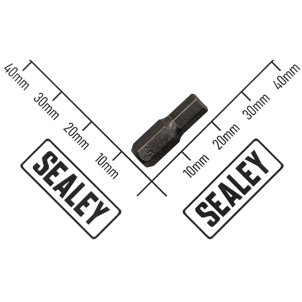 Sealey 1/4"Dr Low Profile Hex Bit 5mm