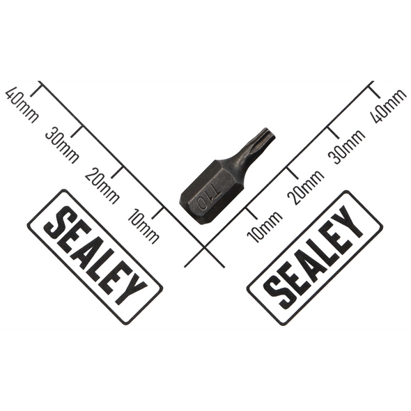 Sealey 1/4"Dr Low Profile Trx-Star Bit T10