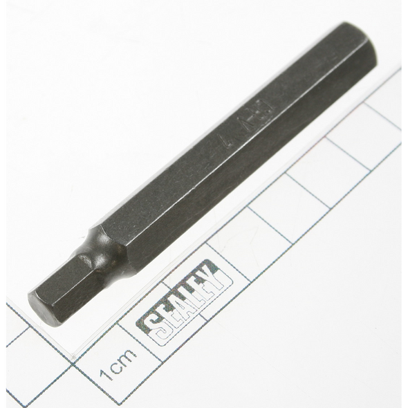 Sealey Hex bit 07mm,long:10mm shank