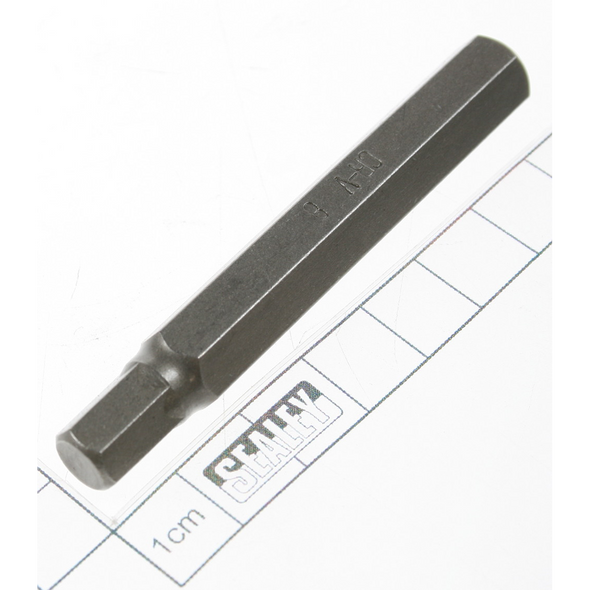 Sealey Hex bit 08mm,long:10mm shank
