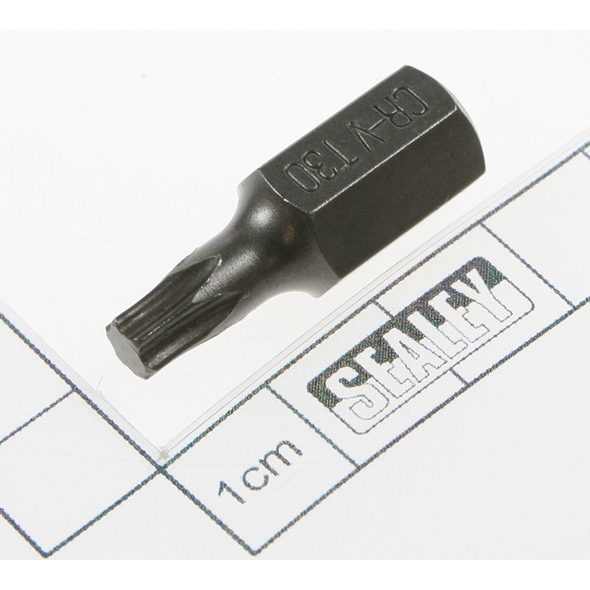 Sealey Torx bit t30,short:10mm shank