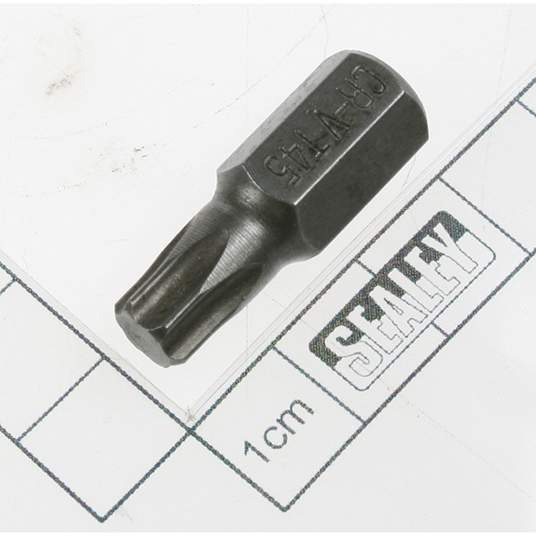 Sealey Torx bit t45,short:10mm shank