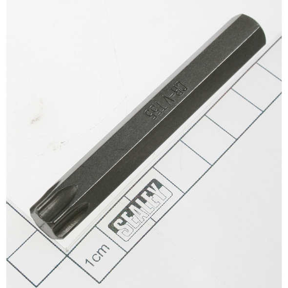 Sealey Torx bit t55,long:10mm shank
