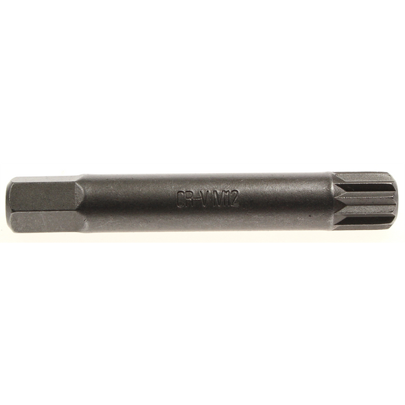 Sealey Xzn bit m12,long:10mm shank (spline)