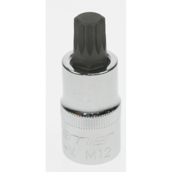 Sealey 1/2"dr spline bit socket m12x55