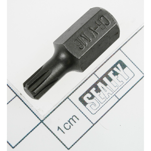 Sealey Ribe bit m6, 30mm short 3/8 x 1/2"