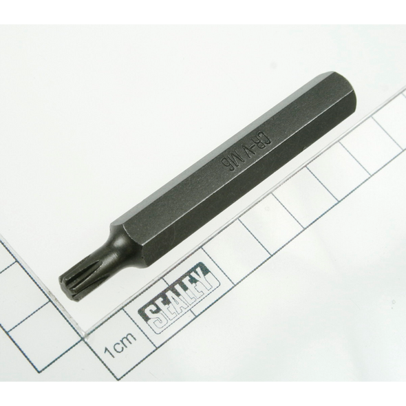 Sealey Ribe bit m6, 75mm long 3/8 x 1/2"