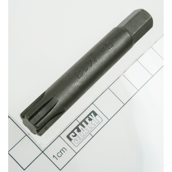 Sealey Ribe bit m12, 75mm long 3/8 x 1/2"