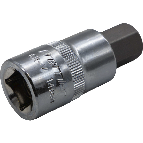 Sealey 1/2"Dr Hex Bit Socket 14 x 55mm