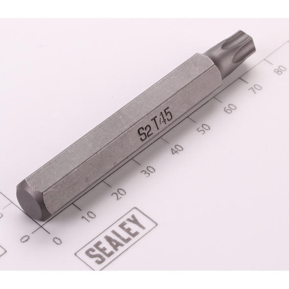 Sealey TRX-Star Bit; T45 x 75mm 'Platinum Series'