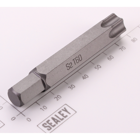 Sealey TRX-Star Bit; T60 x 75mm 'Platinum Series'