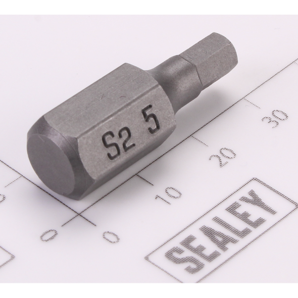 Sealey Hex Bit; 5mm x 30mm 'Platinum Series'