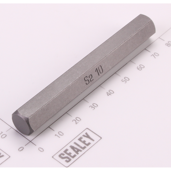 Sealey Hex Bit; 10mm x 75mm 'Platinum Series'