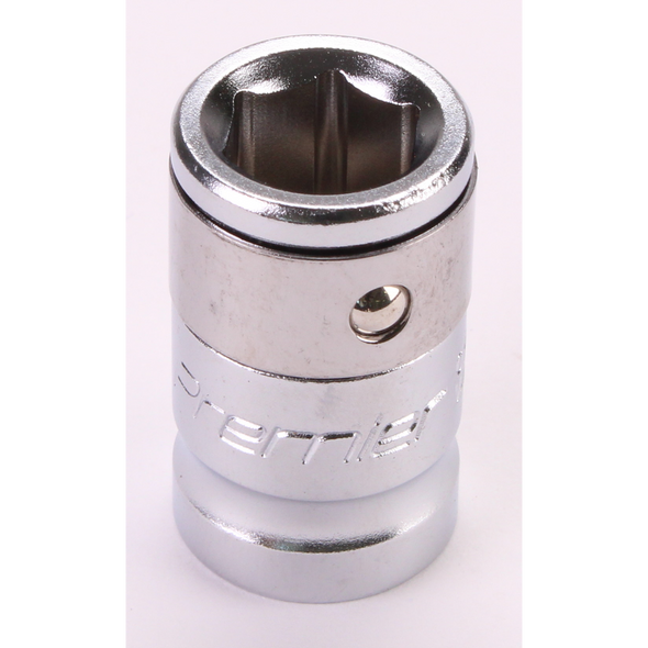 Sealey Drive Adaptor; 3/8sq x 10mm Hex 'Platinum Series'