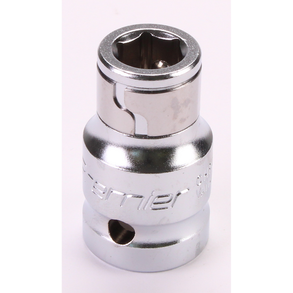 Sealey Drive Adaptor; 1/2sq x 10mm Hex 'Platinum Series'