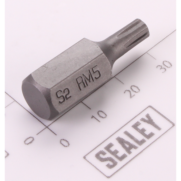Sealey Ribe Bit; M5 x 30mm 'Platinum Series'