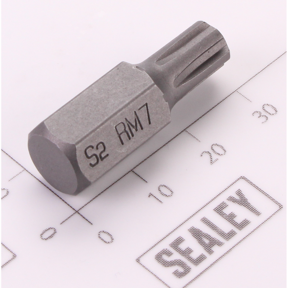 Sealey Ribe Bit; M7 x 30mm 'Platinum Series'