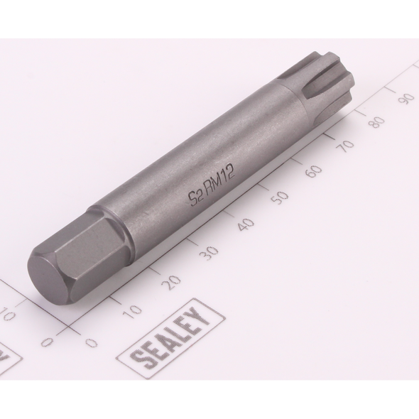Sealey Ribe Bit; M12 x 75mm 'Platinum Series'