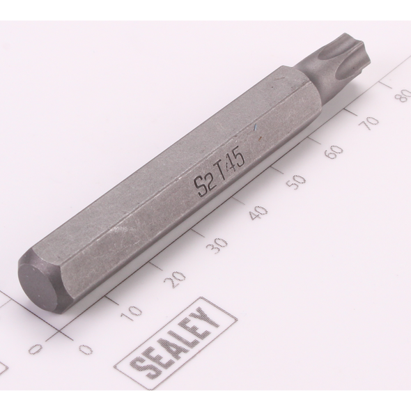 Sealey Security TRX Star Bit; T45H x 75mm 'Platinum Series'