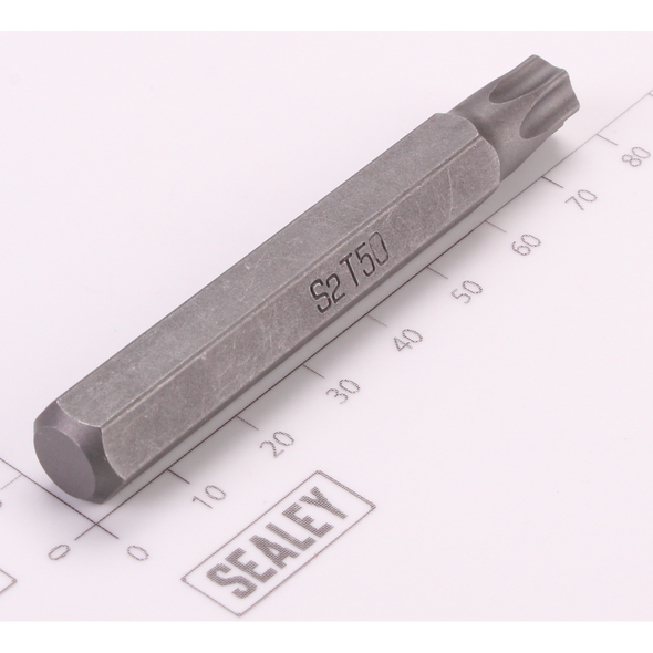 Sealey Security TRX Star Bit; T50H x 75mm 'Platinum Series'