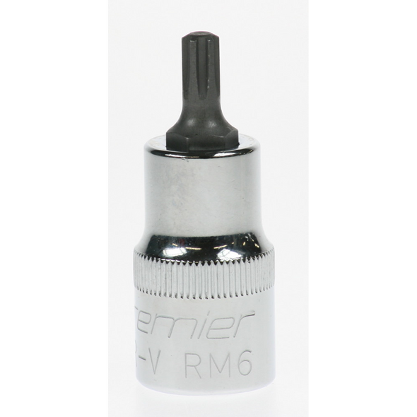 Sealey 1/2"dr.ribe bit socket m6x55mm