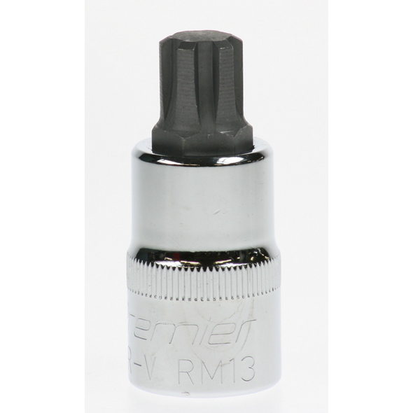 Sealey 1/2"dr.ribe bit socket m13x55mm