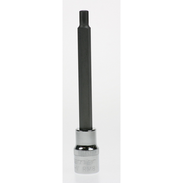 Sealey 1/2"dr.ribe bit socket m8x140mm