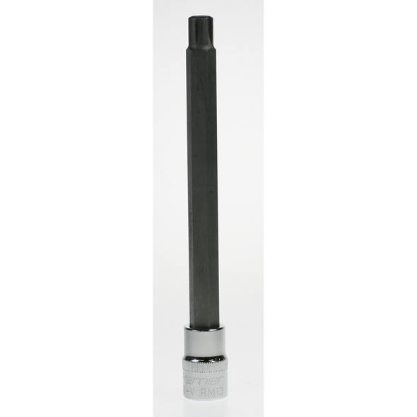 Sealey 1/2"dr.ribe bit socket m13x200mm