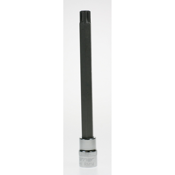 Sealey 1/2"dr.ribe bit socket m14x200mm