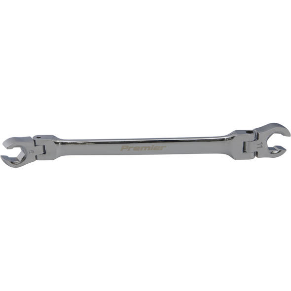 Sealey Flexi-Head Flare Nut Spanner 9x11mm