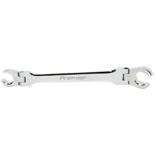 Sealey Flexi-Head Flare Nut Spanner 15x17mm