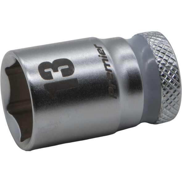 Sealey 3/8"Dr Walldrive Socket 13mm (Grey Coded Ring)