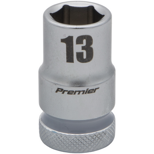 Sealey 1/2"Dr Walldrive Socket 13mm (Grey Coded Ring)