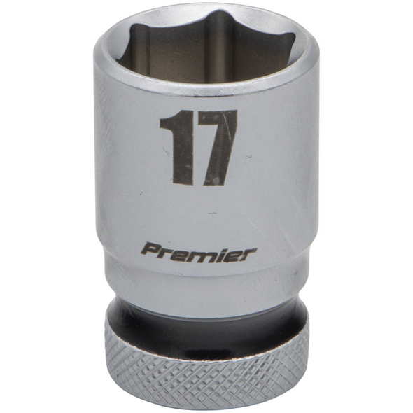 Sealey 1/2"Dr Walldrive Socket 17mm (Black Coded Ring)