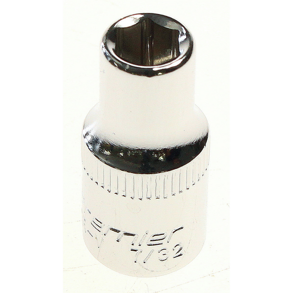 Sealey Socket 1/4"dr 7/32" (fully polished)