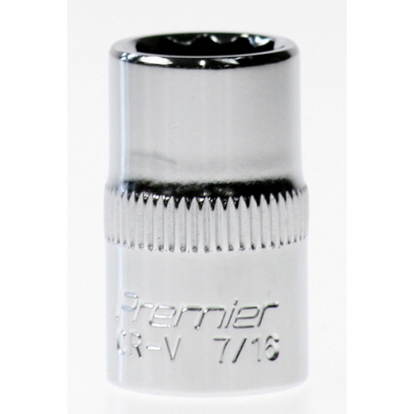 Sealey Socket 3/8"dr 7/16" (12pt)