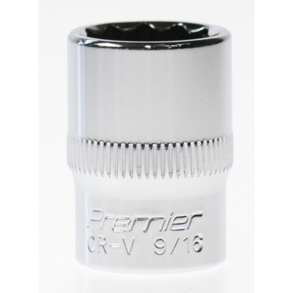 Sealey Socket 3/8"dr 9/16" (12pt)
