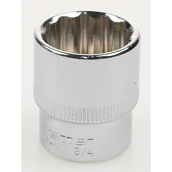 Sealey Socket 3/8"dr 3/4" (12pt)