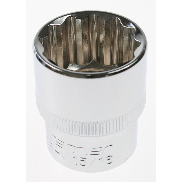 Sealey Socket 1/2"dr 15/16"(12pt)