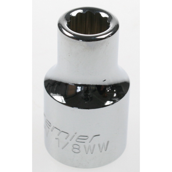 Sealey Socket 1/2"dr (whitworth) 1/8" (12pt)