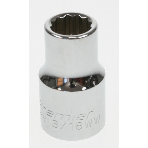 Sealey Socket 1/2"dr (whitworth) 3/16" (12pt)