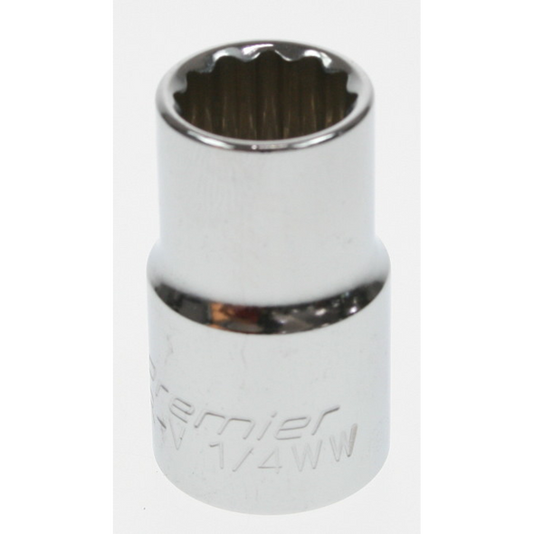 Sealey Socket 1/2"dr (whitworth) 1/4" (12pt)
