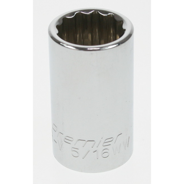 Sealey Socket 1/2"dr (whitworth) 5/16" (12pt)