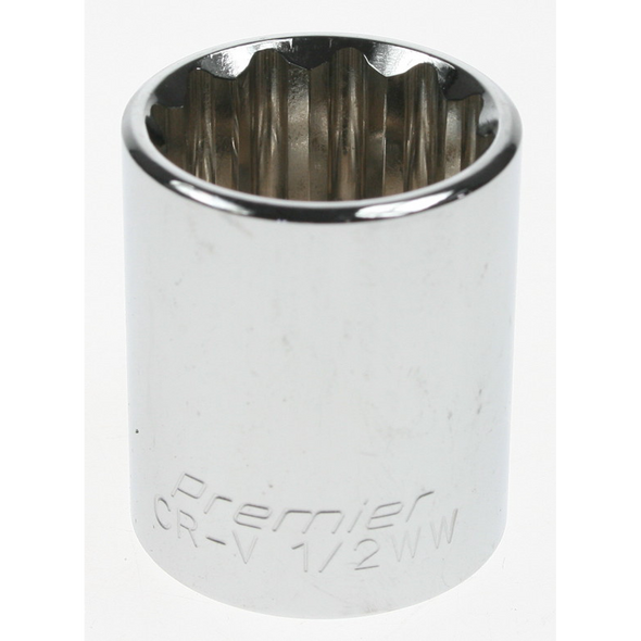 Sealey Socket 1/2"dr (whitworth) 1/2" (12pt)