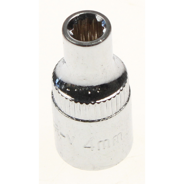 Sealey Socket 1/4"dr 4mm (12pt)