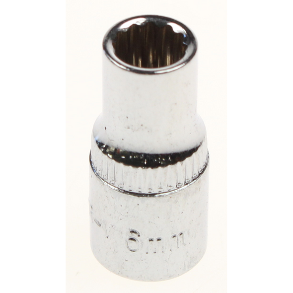 Sealey Socket 1/4"dr 6mm (12pt)