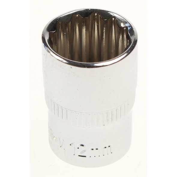 Sealey Socket 1/4"dr 12mm (12pt)
