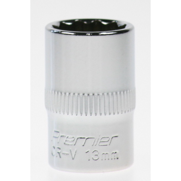 Sealey Socket 3/8"dr 13mm(12pt)