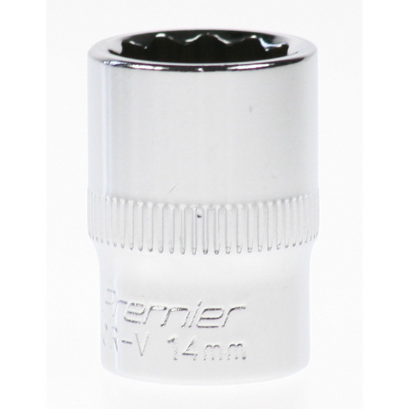 Sealey Socket 3/8"dr 14mm(12pt)